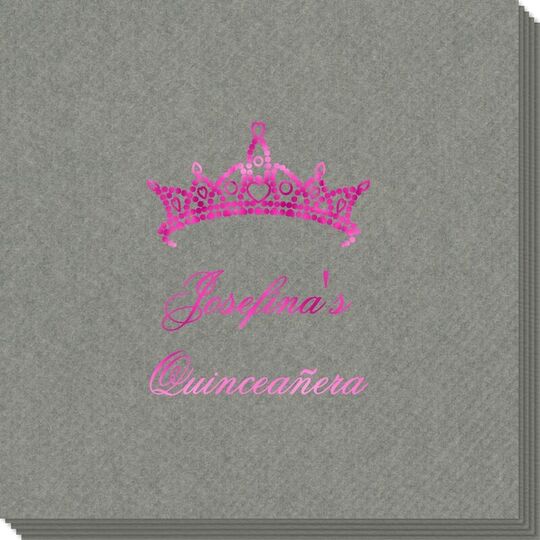 Diamond Crown Linen Like Napkins
