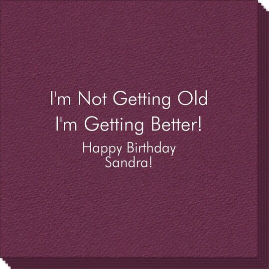 Any Imprint Wanted Linen Like Napkins