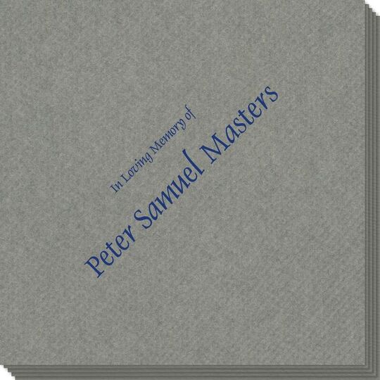 Memorial Linen Like Napkins