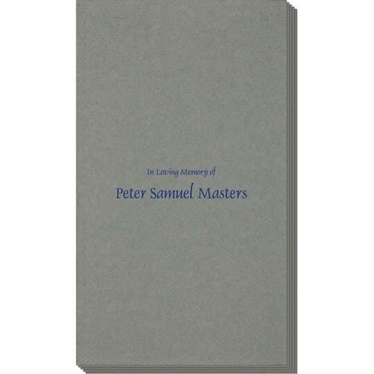 Memorial Linen Like Guest Towels