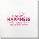 Love and Happiness Scroll Bamboo Luxe Napkins Image 2 of 2