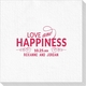 Love and Happiness Scroll Deville Napkins Image 1 of 2