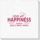 Love and Happiness Scroll Deville Napkins Image 2 of 2