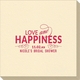 Love and Happiness Scroll Linen Like Napkins Image 2 of 2