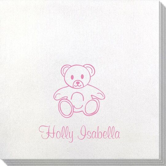 Little Teddy Bear Bamboo Luxe Napkins
