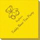 Little Teddy Bear Linen Like Napkins Image 2 of 2