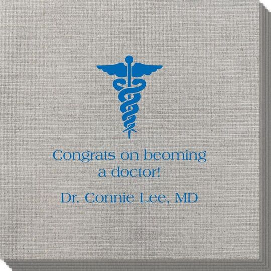 Medical Symbol Bamboo Luxe Napkins