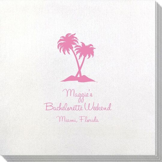 Palm Trees Bamboo Luxe Napkins