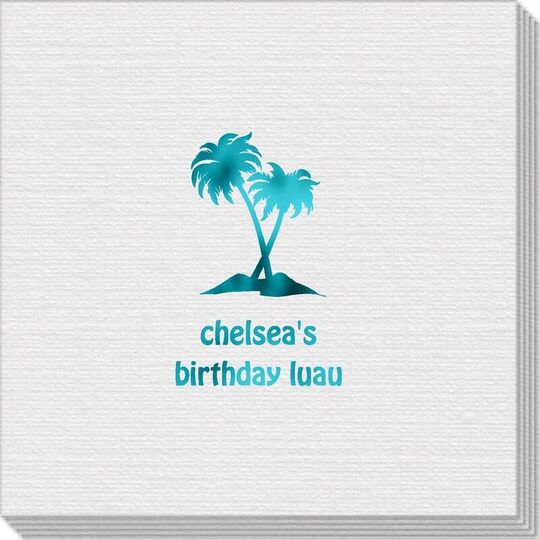 Palm Trees Linen Like Napkins