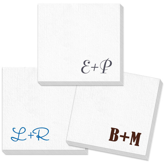 Large Initials Deville Napkins