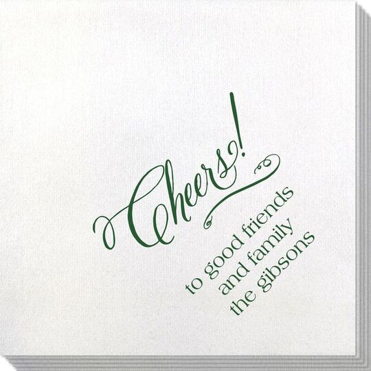 Elegant Cheers Bamboo Luxe Napkins