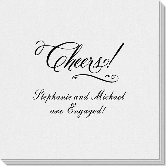 Elegant Cheers Linen Like Napkins