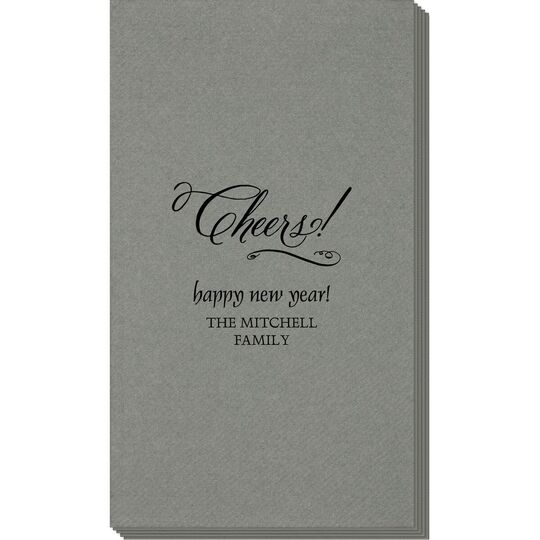 Elegant Cheers Linen Like Guest Towels