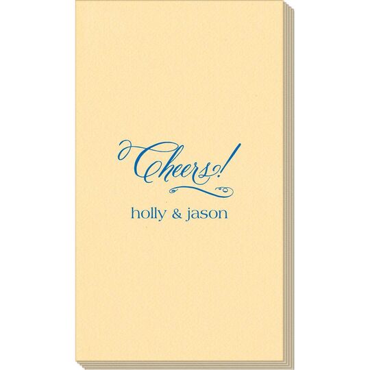 Elegant Cheers Linen Like Guest Towels