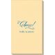 Elegant Cheers Linen Like Guest Towels Image 1 of 8