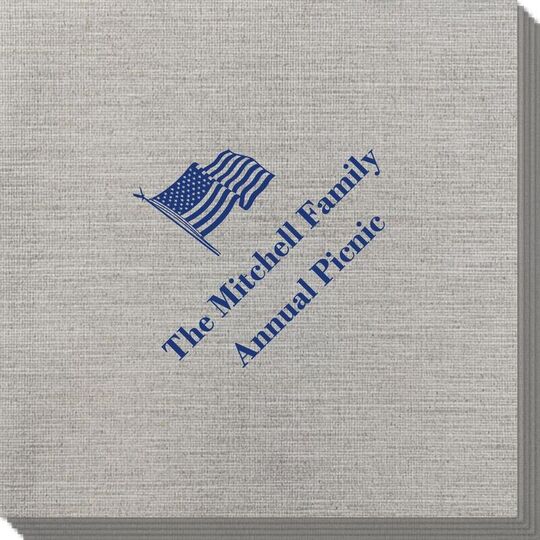 US Flag Bamboo Luxe Napkins