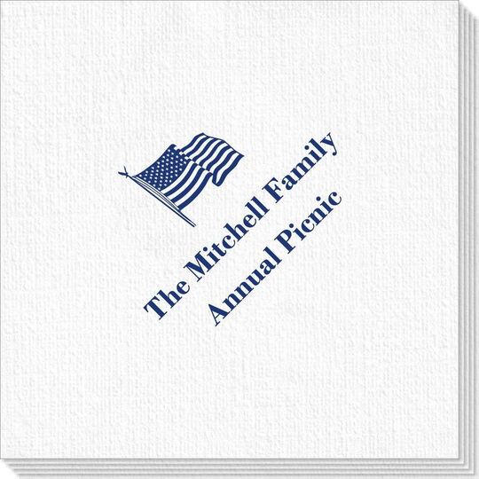 US Flag Deville Napkins