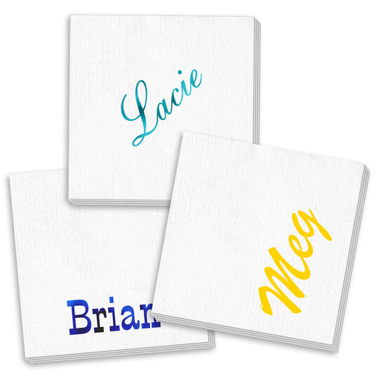 Design Your Own Big Name Deville Napkins