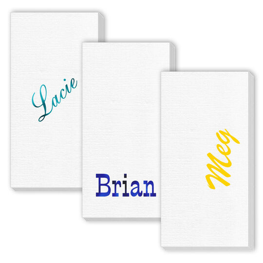 Design Your Own Big Name Deville Guest Towels