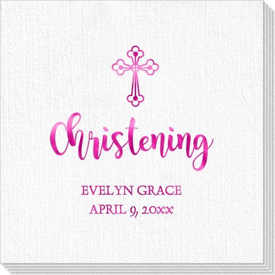 Ornate Celtic Cross Deville Napkins