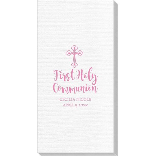 Ornate Celtic Cross Deville Guest Towels