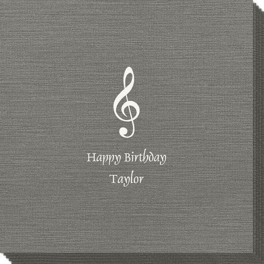 Treble Clef Bamboo Luxe Napkins