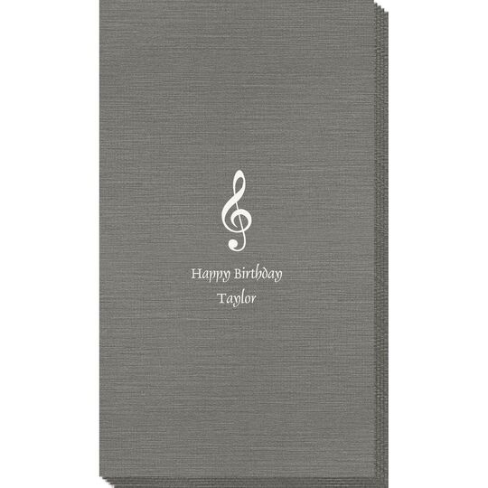 Treble Clef Bamboo Luxe Guest Towels