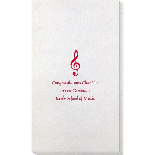 Treble Clef Bamboo Luxe Guest Towels