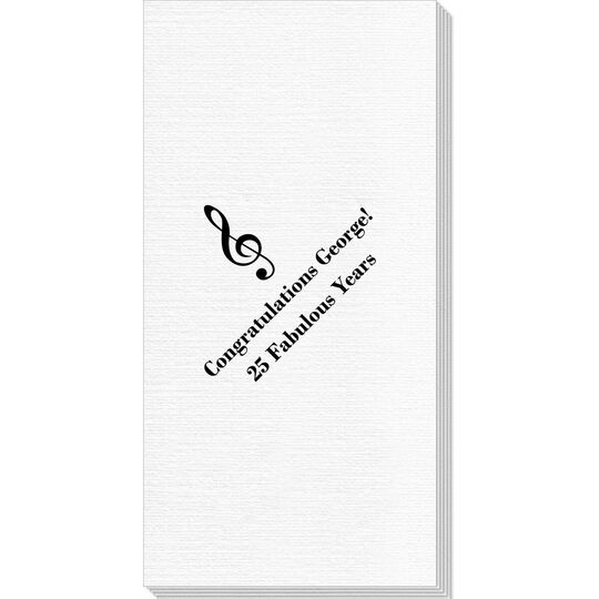 Treble Clef Deville Guest Towels