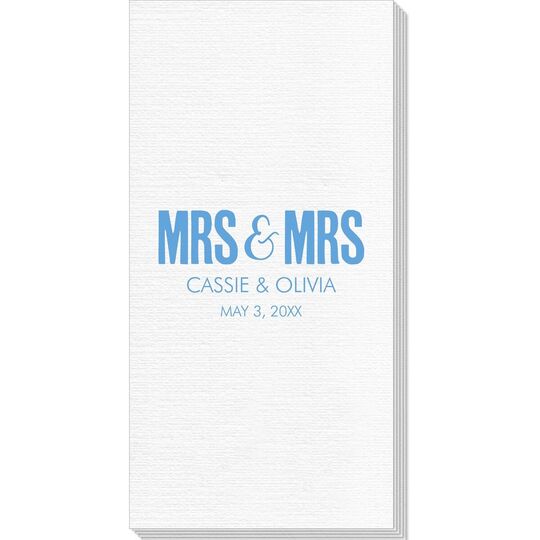Bold Mrs & Mrs Deville Guest Towels