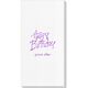 Fun Happy Birthday Deville Guest Towels Image 1 of 2