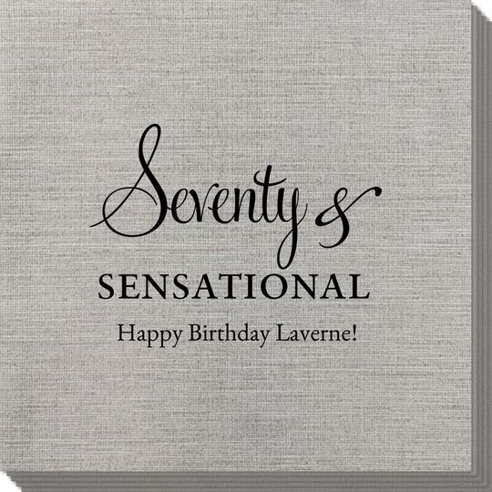 Seventy & Sensational Bamboo Luxe Napkins