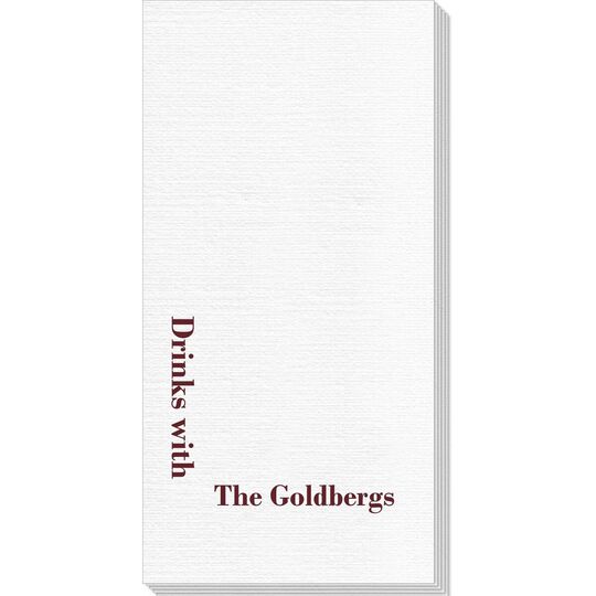 Left Corner Text Deville Guest Towels