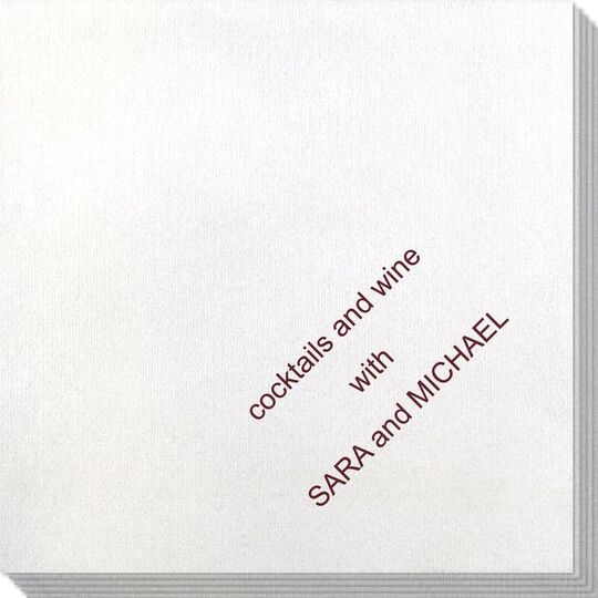 Simple Name Bamboo Luxe Napkins