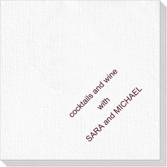 Simple Name Deville Napkins