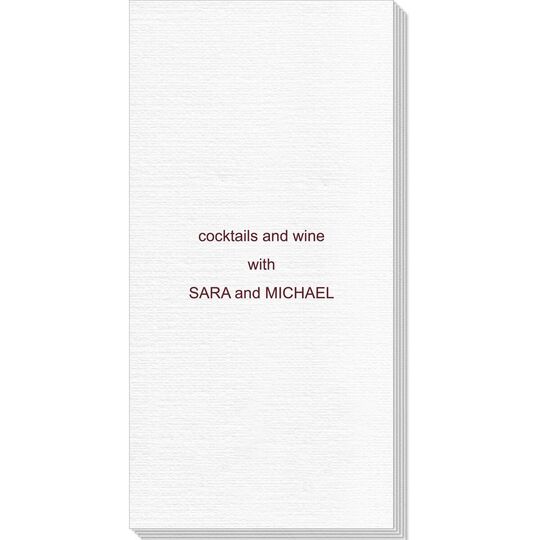Simple Name Deville Guest Towels