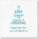 Keep Calm and Have a Cocktail Deville Napkins Image 4 of 4