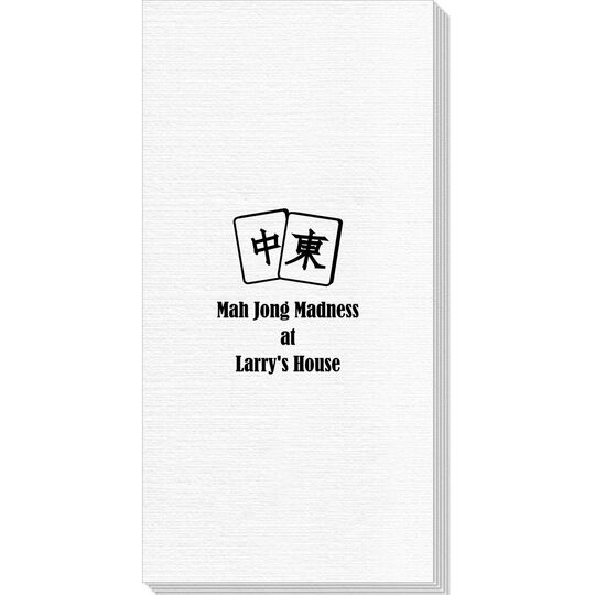 Mah Jong Tile Deville Guest Towels