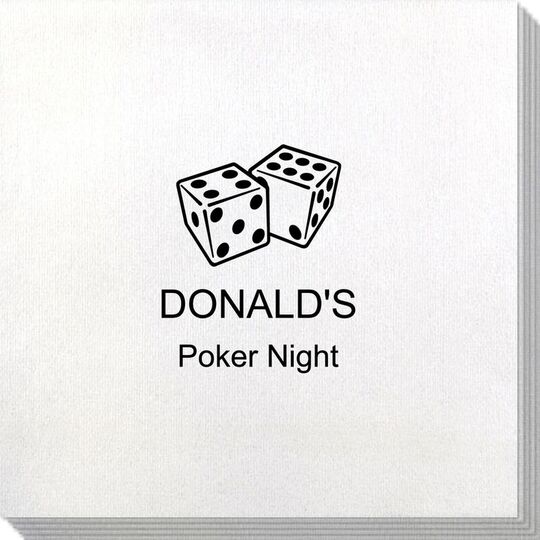 Roll the Dice Bamboo Luxe Napkins