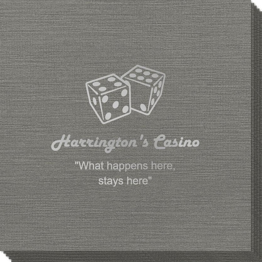 Roll the Dice Bamboo Luxe Napkins