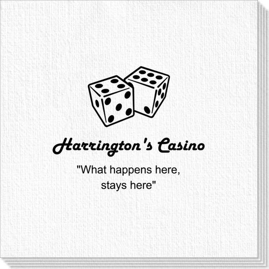 Roll the Dice Deville Napkins