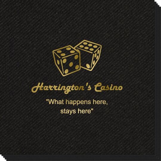 Roll the Dice Linen Like Napkins