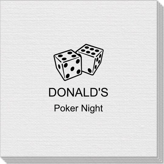 Roll the Dice Linen Like Napkins