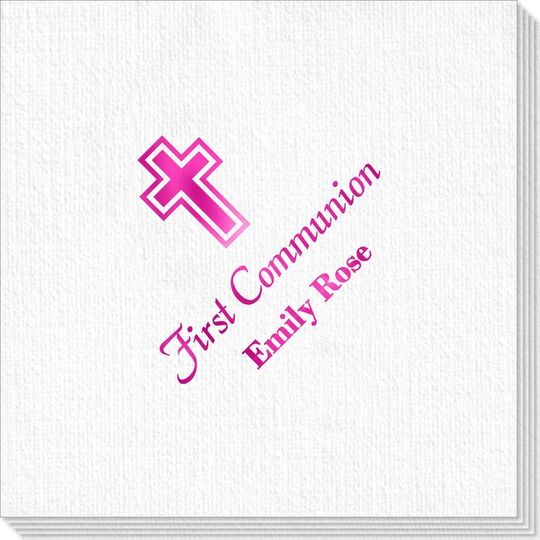 Outlined Cross Deville Napkins