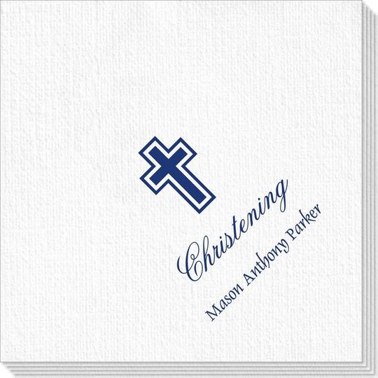 Outlined Cross Deville Napkins