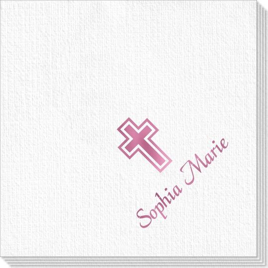 Outlined Cross Deville Napkins