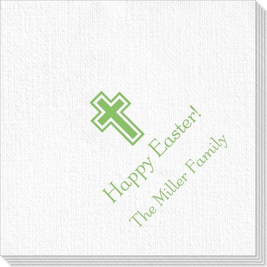 Outlined Cross Deville Napkins