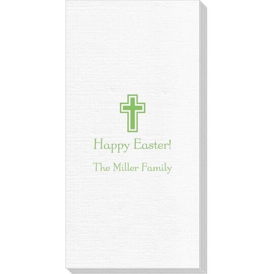 Outlined Cross Deville Guest Towels