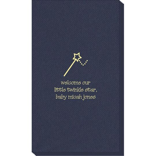 Magical Wand Linen Like Guest Towels