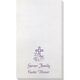 Floral Cross Bamboo Luxe Guest Towels Image 2 of 3